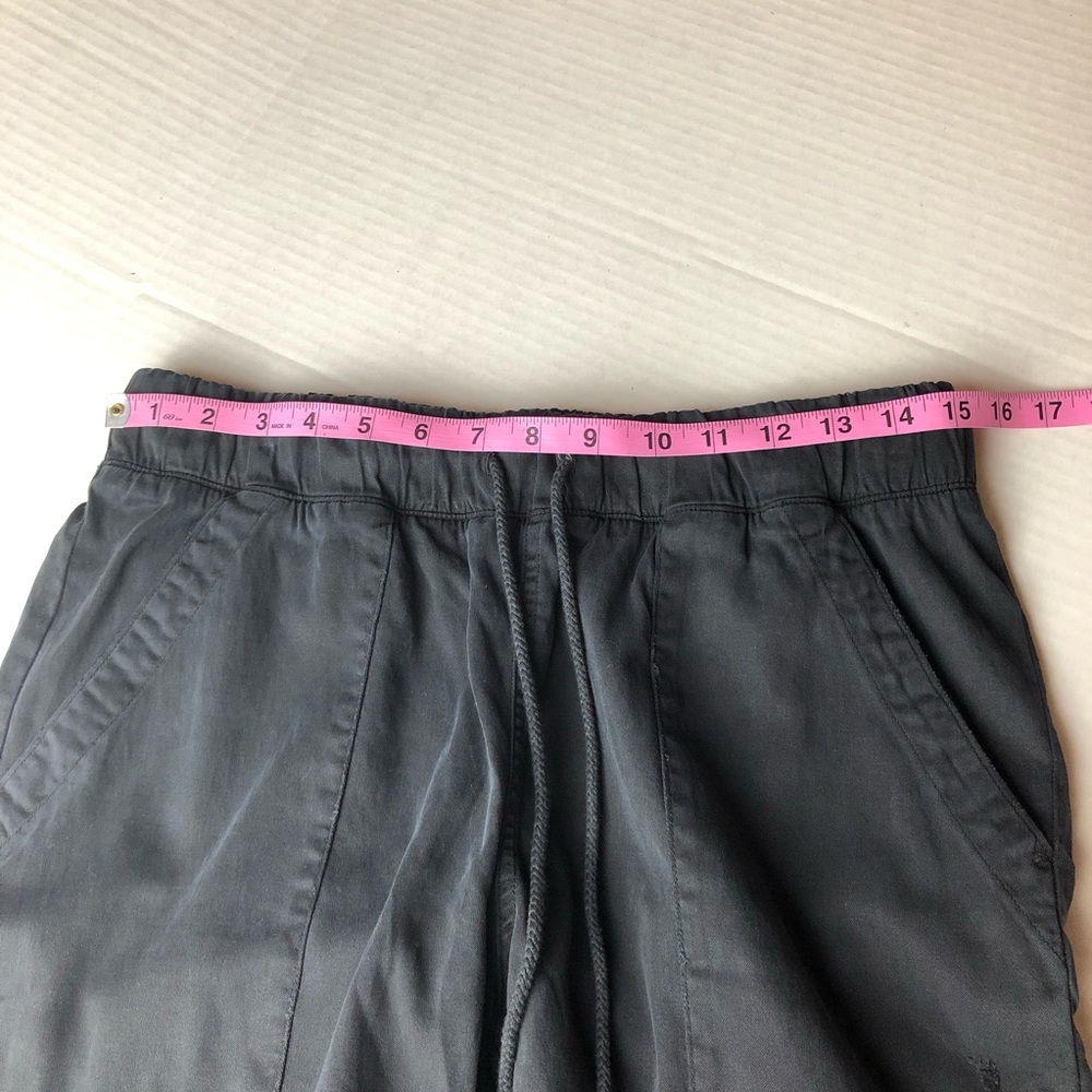 New Cloth & Stone Distressed Tencel Joggers Gray M - Picture 8 of 8